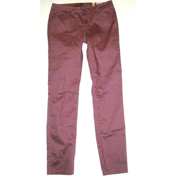 New NWT Womens 4 Prana Kayla Jeans Denim Dark Mauve Rose Pink Stretch Comfy 27 - Picture 3 of 6